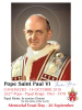 Special Limited Edition Collector's Series Commemorative Pope Paul VI Canonization Holy Cards